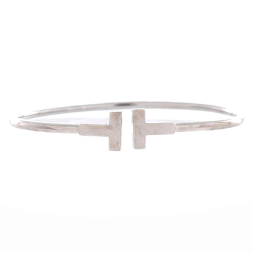 Tiffany & Co. T Wire Bracelet 18K White Gold
