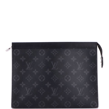 Louis Vuitton Pochette Voyage Monogram Eclipse Canvas MM