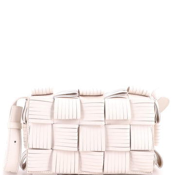 Bottega Veneta Cassette Crossbody Bag Maxi Intrecciato Fringe Leather