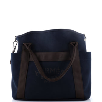 Hermes Sac De Pansage Groom Handbag Canvas