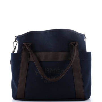 Hermes Sac De Pansage Groom Handbag Canvas