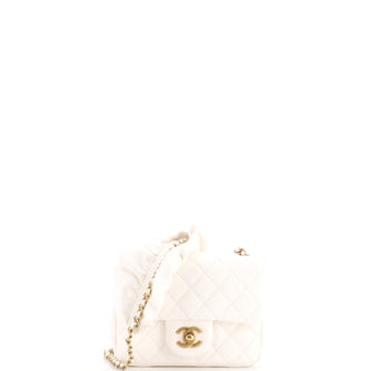 Chanel Romance Square Flap Bag Quilted Lambskin Mini