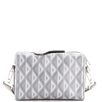 Christian Dior Lingot Messenger Bag CD Diamond Coated Canvas