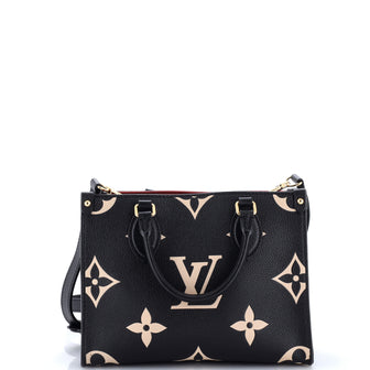 Louis Vuitton OnTheGo Tote Bicolor Monogram Empreinte Giant PM