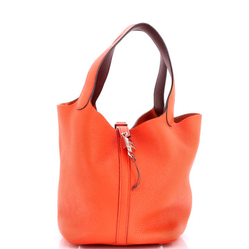 Hermes Eclat Picotin Lock Bag Clemence MM