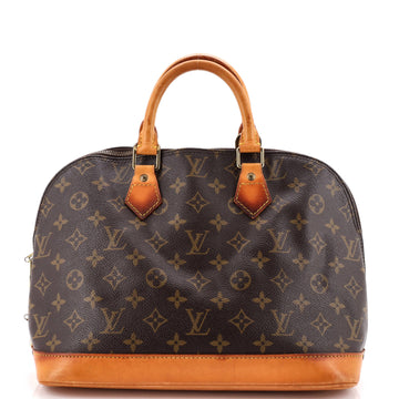 Louis Vuitton Vintage Alma Handbag Monogram Canvas PM