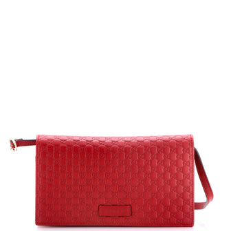 Gucci Wallet on Strap Microguccissima Leather