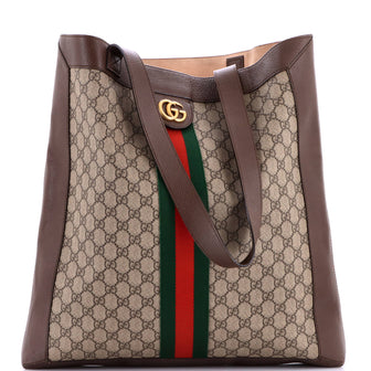 Gucci Ophidia Soft Open Tote GG Coated Canvas Large