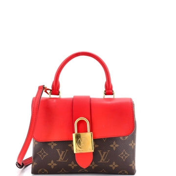 Louis Vuitton Locky Handbag Monogram Canvas with Leather BB