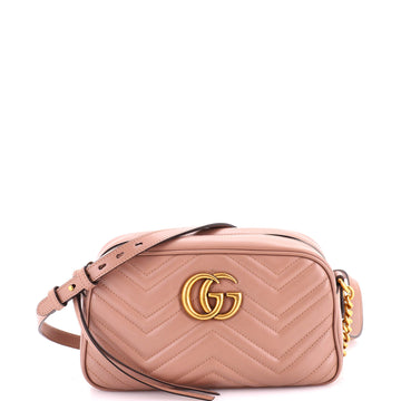 Gucci GG Marmont Shoulder Bag Matelasse Leather Small