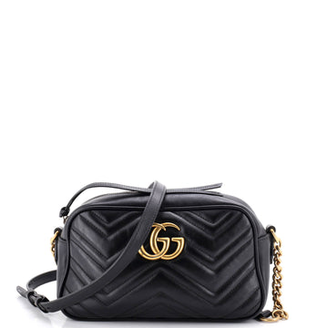 Gucci GG Marmont Shoulder Bag Matelasse Leather Small