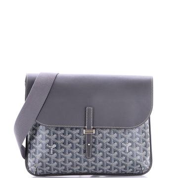 Goyard Coursier Messenger Bag Coated Canvas and Leather