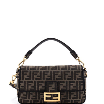 Fendi Baguette NM Bag Zucca Canvas Medium