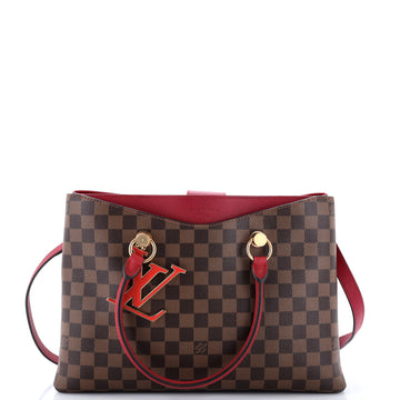 Louis Vuitton LV Riverside Handbag Damier with Leather