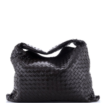 Bottega Veneta Hop Hobo Intrecciato Leather Large