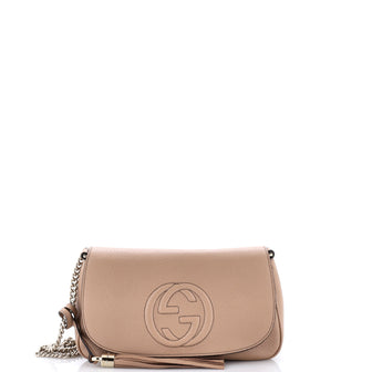 Gucci Soho Chain Crossbody Bag Leather Medium