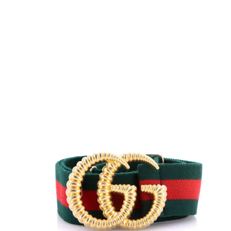 Gucci GG Torchon Web Belt Canvas Wide