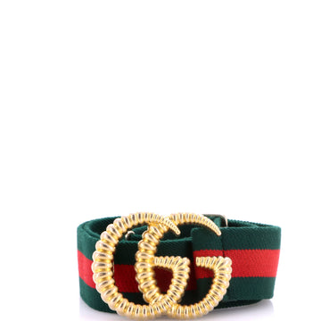 Gucci GG Torchon Web Belt Canvas Wide