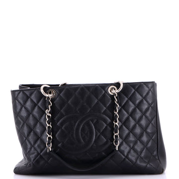 Chanel Grand Shopping Tote Quilted Caviar XL