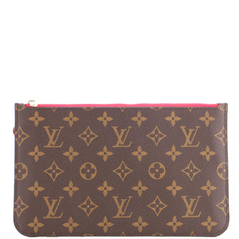 Louis Vuitton Neverfull Pochette Monogram Canvas Large