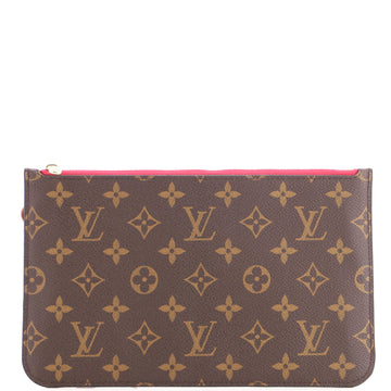 Louis Vuitton Neverfull Pochette Monogram Canvas Large
