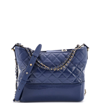 Chanel Gabrielle Hobo Quilted Goatskin and Patent Medium