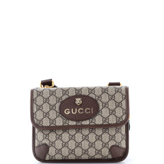 Gucci Neo Vintage Flap Messenger GG Coated Canvas Small