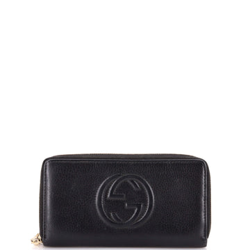 Gucci Soho Zip Around Wallet Leather