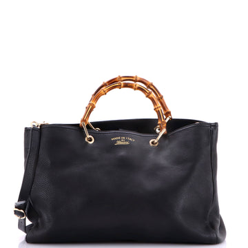 Gucci Bamboo Shopper Tote Leather Large