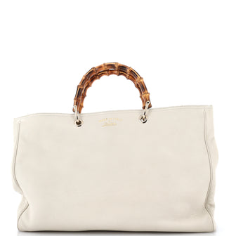 Gucci Bamboo Shopper Tote Leather Large
