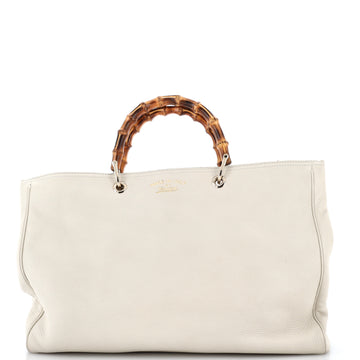 Gucci Bamboo Shopper Tote Leather Large