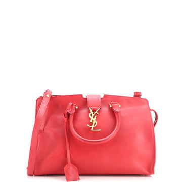 Saint Laurent Monogram Cabas Leather Small
