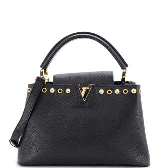 Louis Vuitton Capucines Bag Leather with Embellished Detail PM