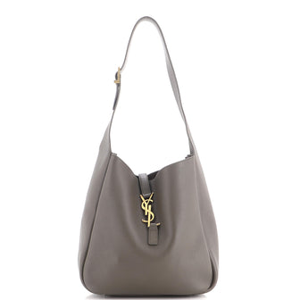 Saint Laurent Le 5 a 7 Supple Hobo Leather Small