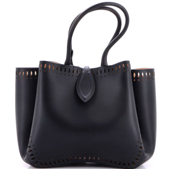 Alaia Angele Tote Laser Cut Leather 25