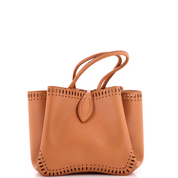 Alaia Angele Tote Laser Cut Leather 25