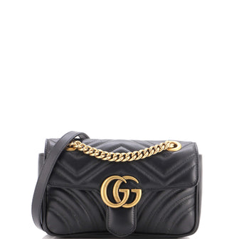 Gucci GG Marmont Flap Bag Matelasse Leather Small