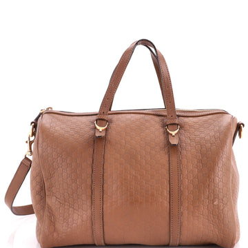 Gucci Nice Boston Bag Microguccissima Leather Medium