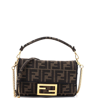 Fendi Baguette NM Bag Zucca Canvas Mini