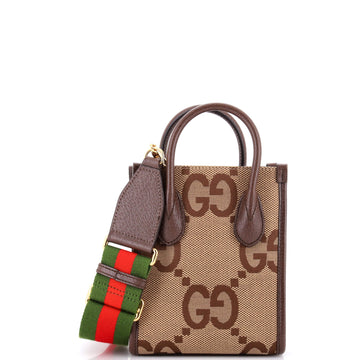 Gucci Vertical Tote Jumbo GG Canvas Mini