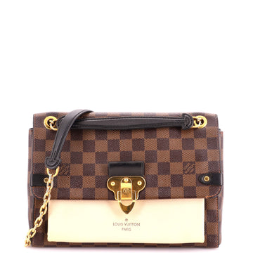 Louis Vuitton Vavin Handbag Damier with Leather PM