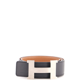 Hermes Constance Reversible Belt Leather Wide