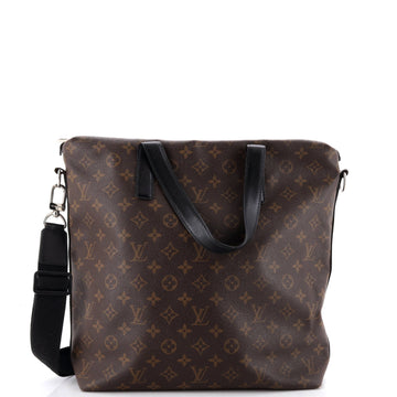 Louis Vuitton Kitan Handbag Macassar Monogram Canvas