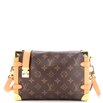 Louis Vuitton Side Trunk Handbag Monogram Canvas MM