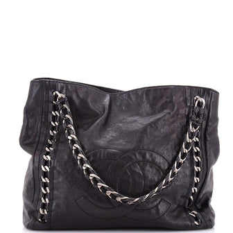 Chanel Modern Chain Tote Caviar North South
