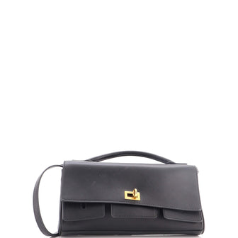 Balenciaga Bel Air Top Handle Flap Leather