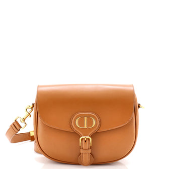 Christian Dior Bobby Flap Bag Leather Medium