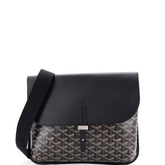 Goyard Coursier Messenger Bag Coated Canvas and Leather