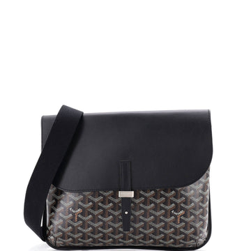Goyard Coursier Messenger Bag Coated Canvas and Leather