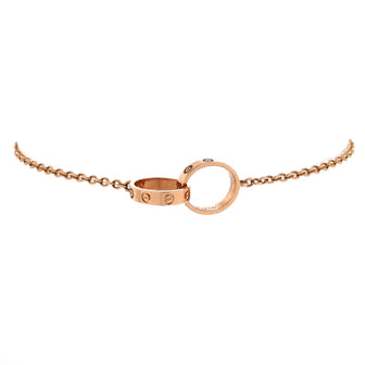 Cartier Love Interlocking Bracelet 18K Rose Gold